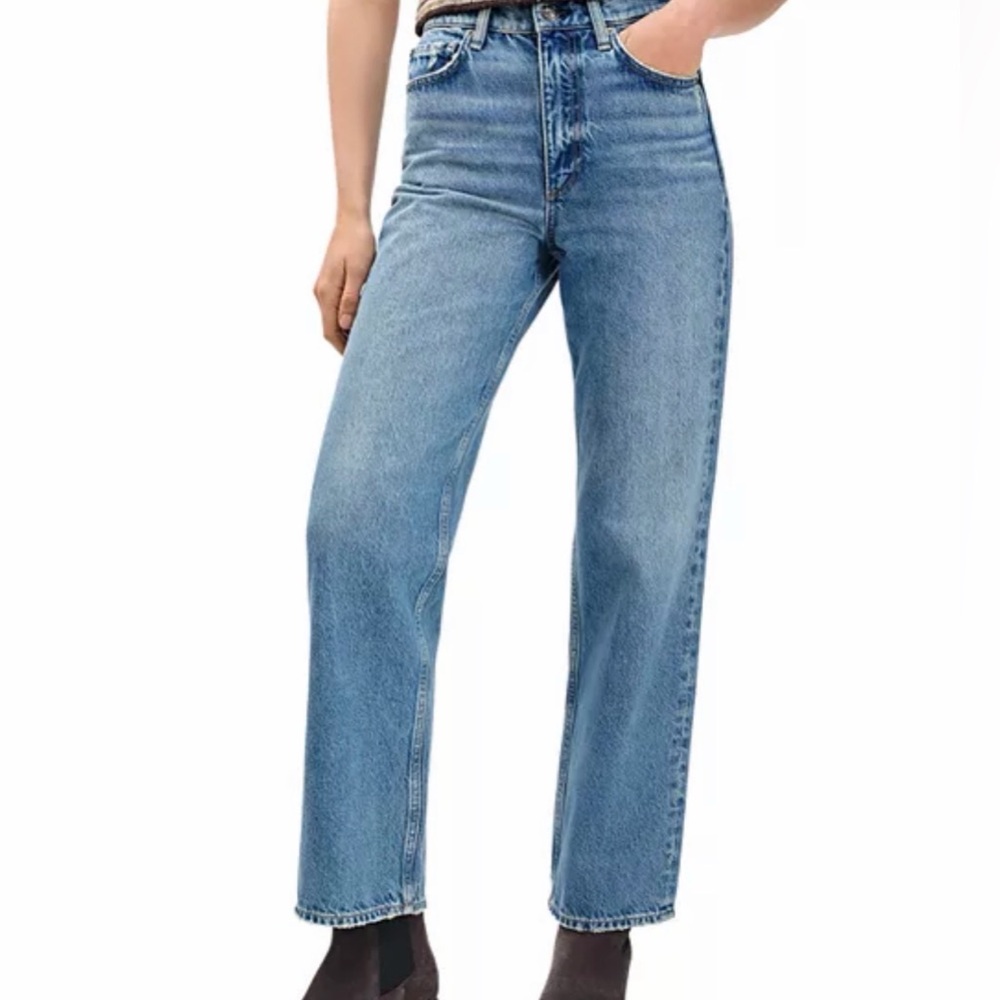 Rag and Bone Shea Ankle Relaxed Straight Jeans in Ithaca